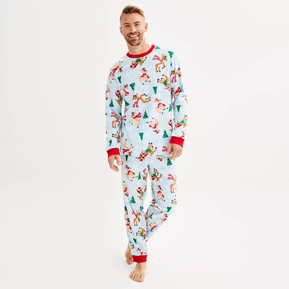 Kohl’s Jammies For Your Families Rudolph the Red-Nosed Reindeer PJ  Set Men 2XB